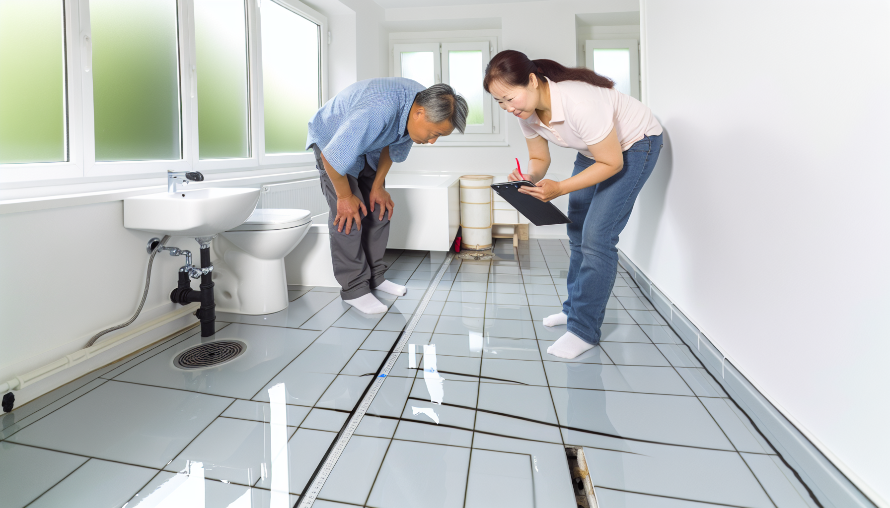 衛浴防水驗收標準：浴室試水流程 48 小時全紀錄