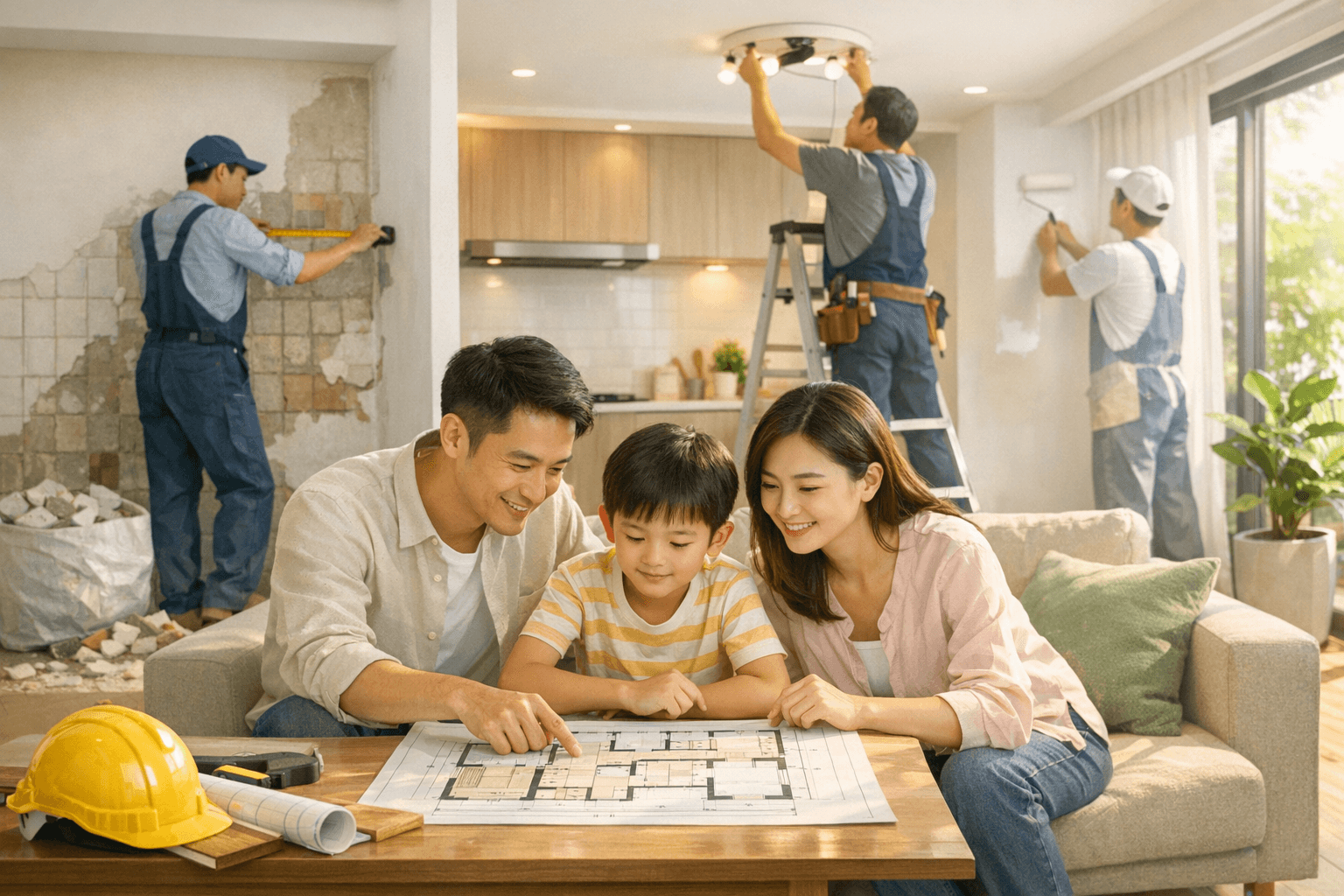 2026裝修流程全攻略：從拆除到完工進度，工程裝潢施工順序大公開