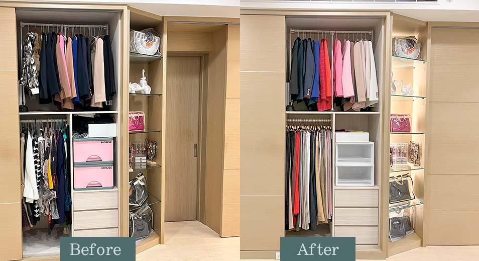 衣櫥整理案例