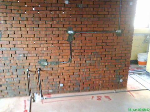 開鑿後管路配置