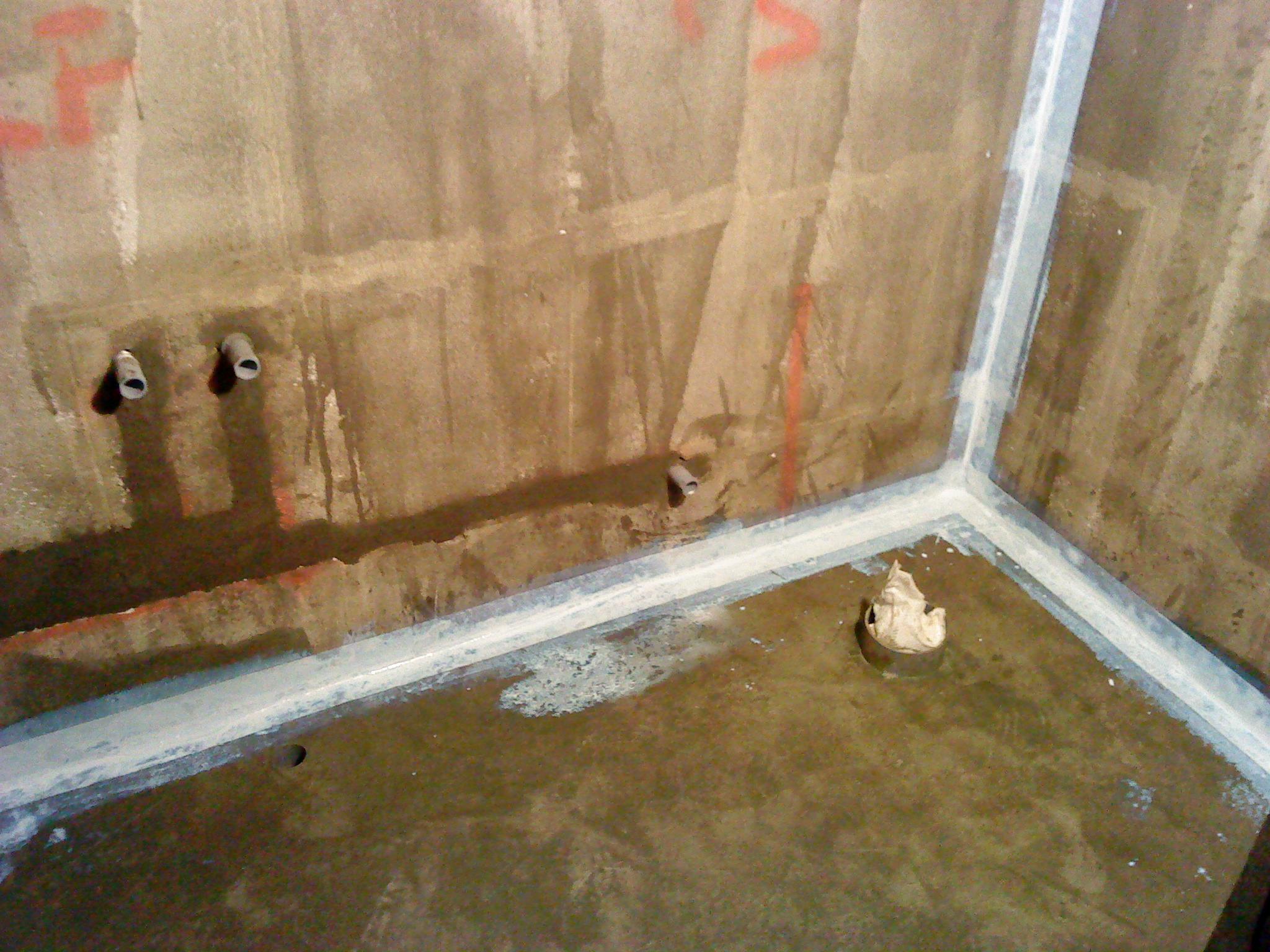 浴室偶角不織布補強