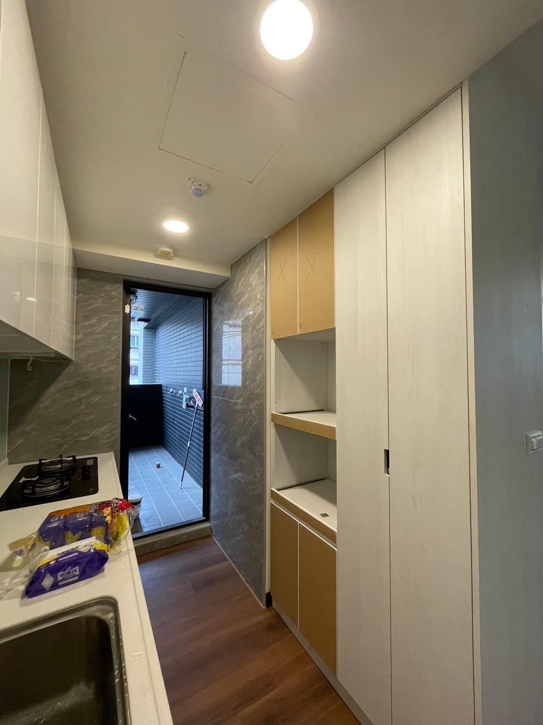 廚房新增電器櫃及收納櫃