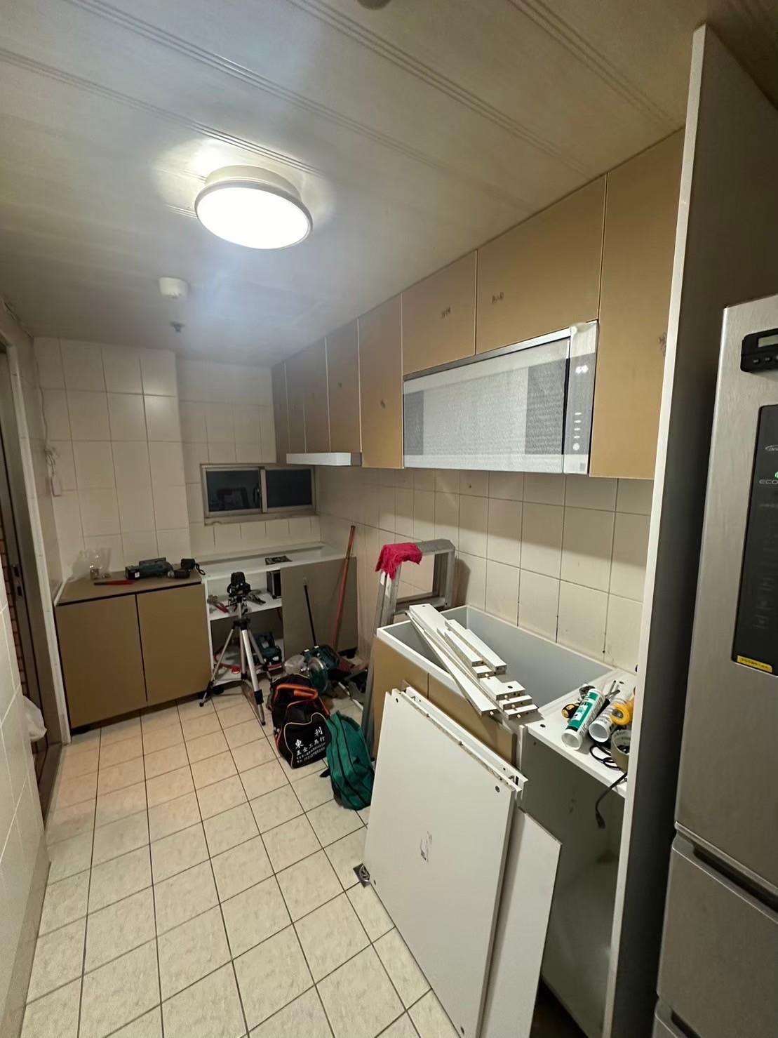 系統櫃施工完成  