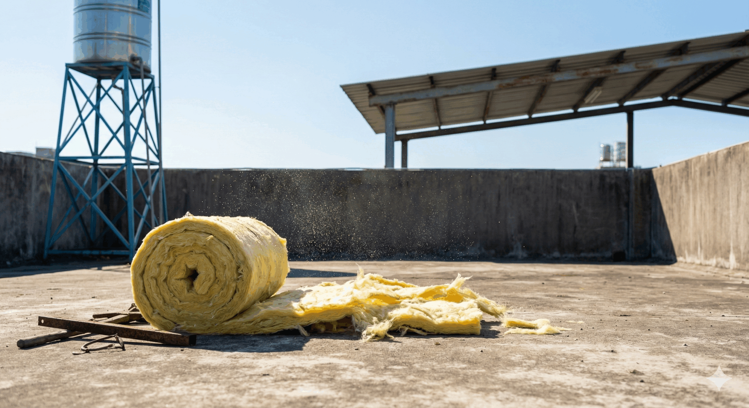 頂樓隔熱施工不當恐釀健康危機:玻璃纖維棉的正確工法與責任歸屬